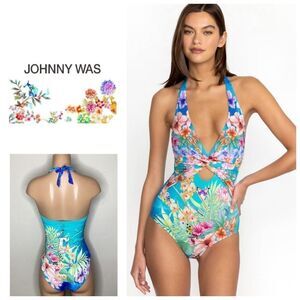 New. Johnny Was floral one piece. XS. Retails $219